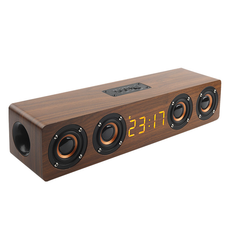 Soundbar Bluetooth Home - Altoparlante Bluetooth in Legno W8C 12W