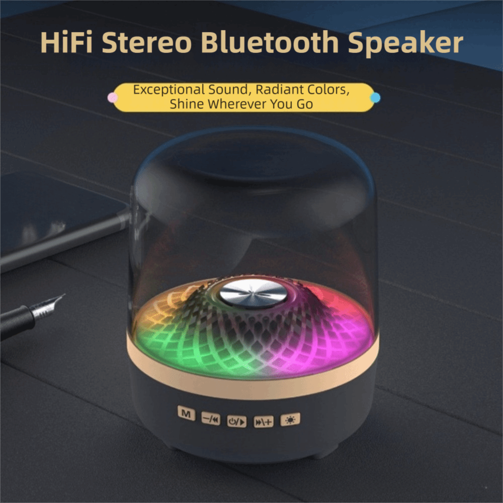 Soundbar Bluetooth Home - Altoparlante Stereo HiFi Bluetooth 5.4 Portatile