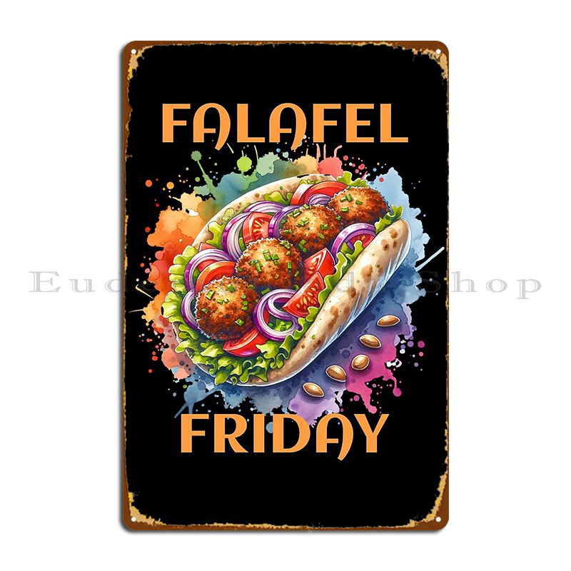 Home Cinema Wall Design - Acquerello Falafel Friday Holidaybug targa in