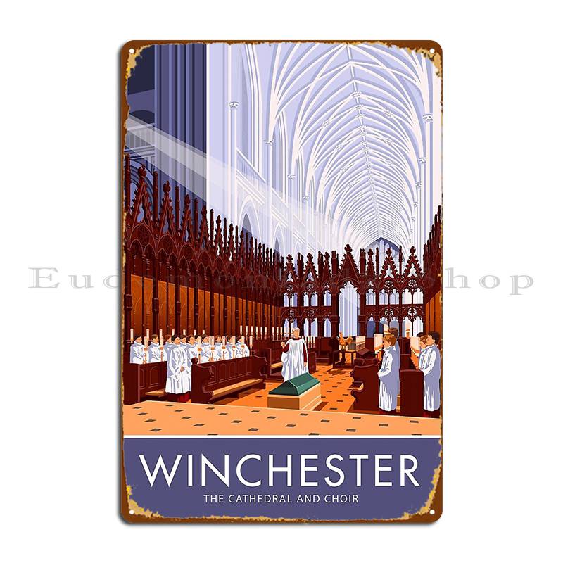 Home Cinema Wall Design - Winchester cattedrale e coro cartello in
