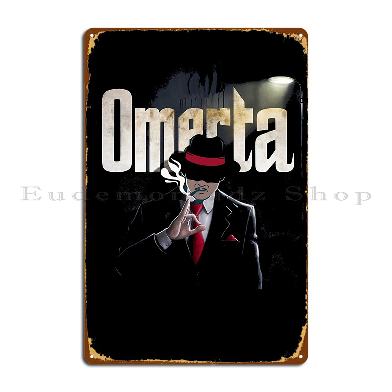 Home Cinema Wall Design - Omerta Targa in metallo Cinema Decorazione