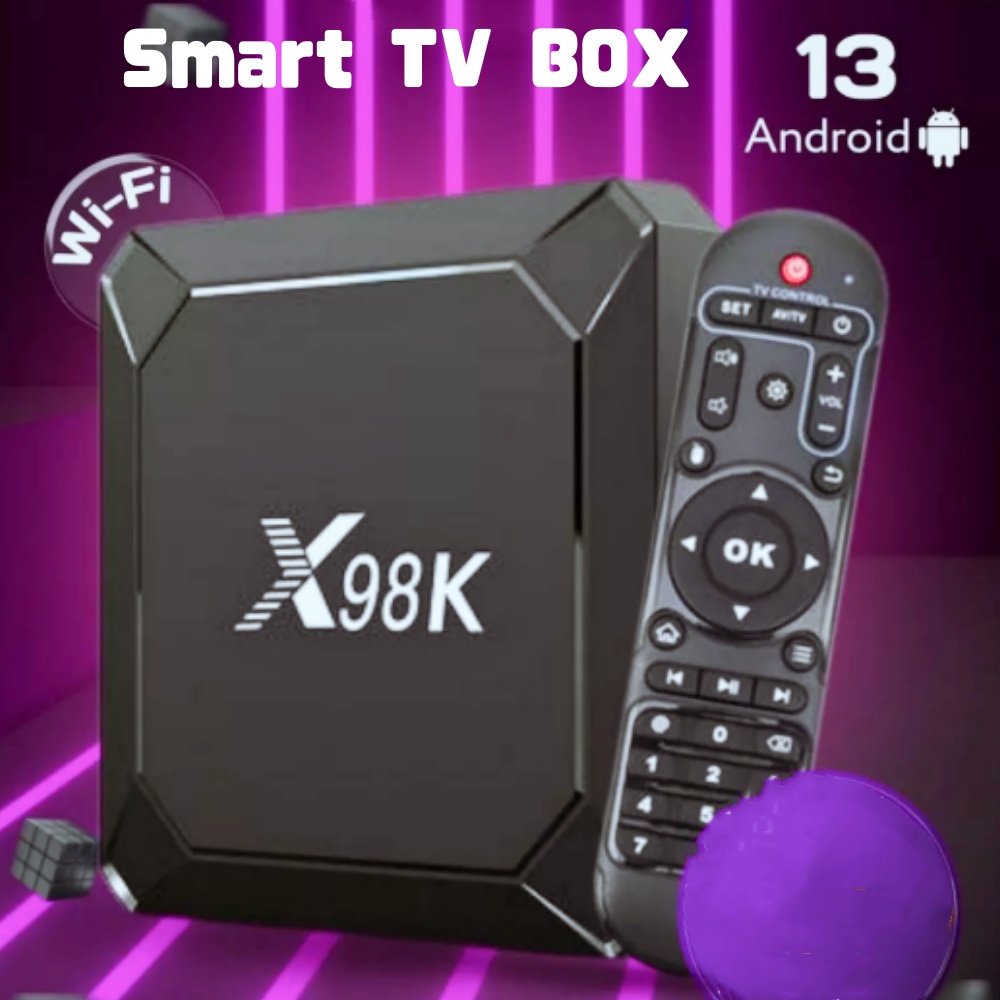 Netflix Home Cinema - X98K TV Box Android 13 RK3528