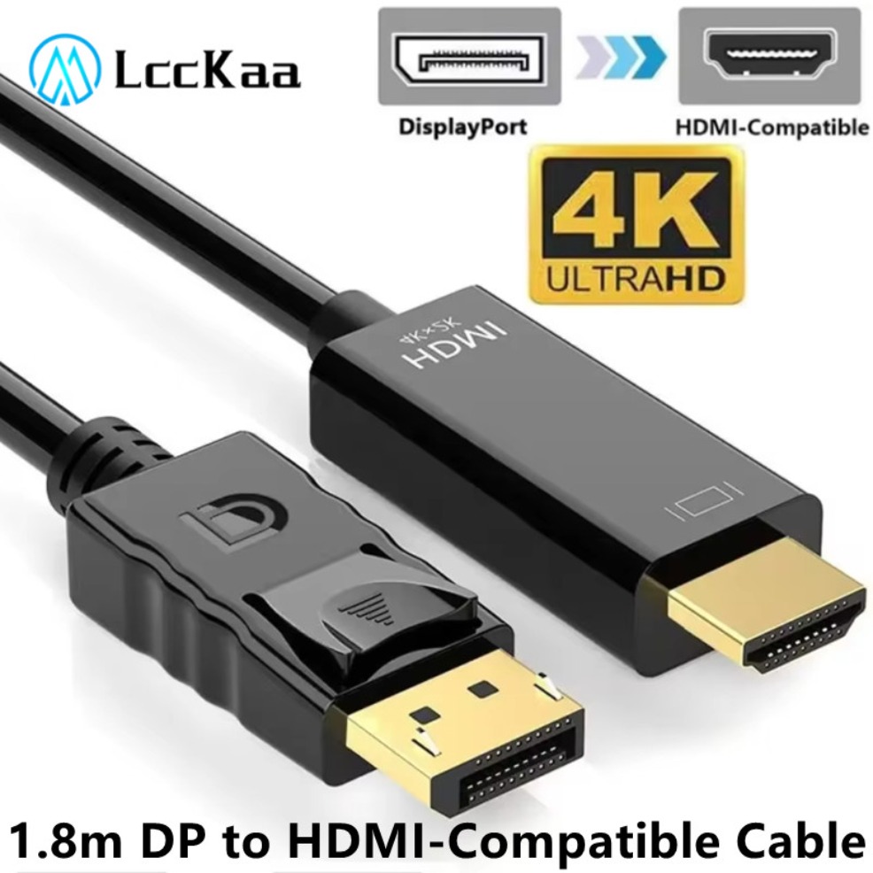 Home Cinema Projector 4K - Adattatore compatibile da DisplayPort a HDMI