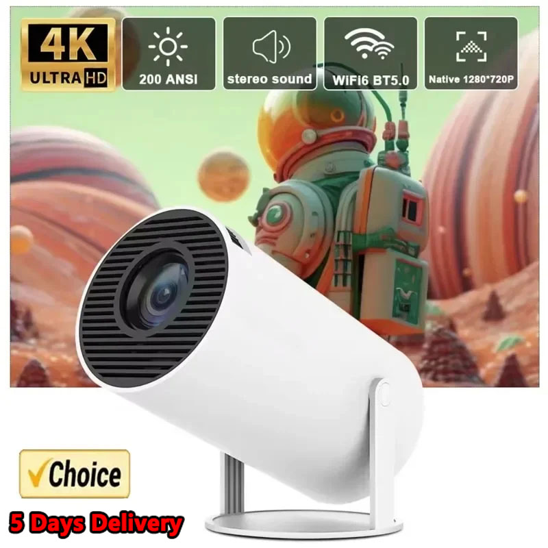 Home Cinema Projector 4K - Nuovo Proiettore 4K Android 11 Mini
