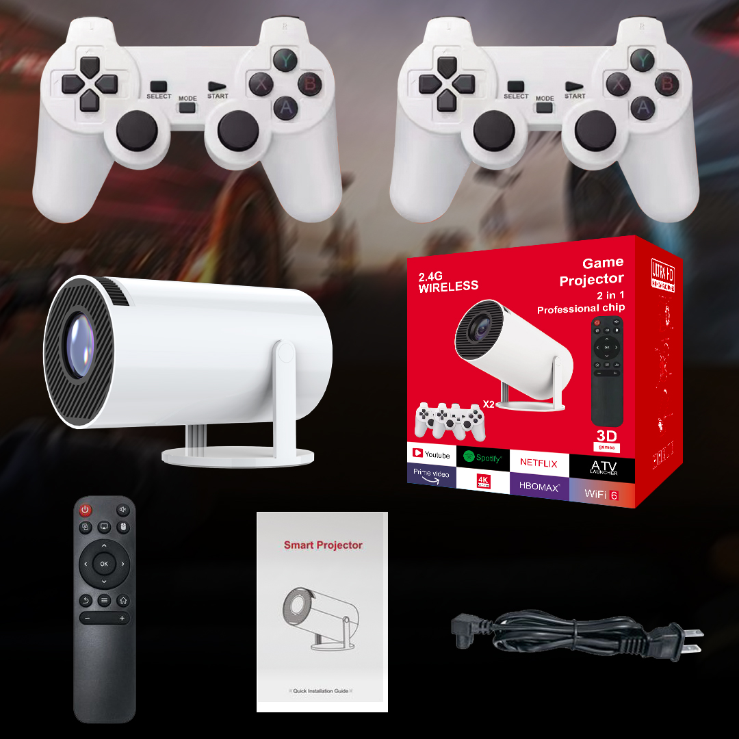 Netflix Home Cinema - Proiettore di gioco 3D 2 in