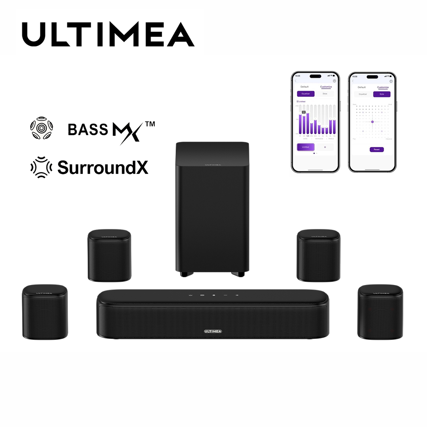 Home Cinema Ultimea - Barra audio surround virtuale ULTIMEA 7.1CH