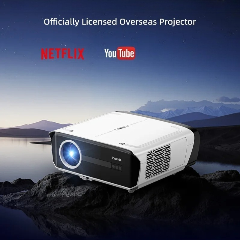 Netflix Home Cinema - Proiettore Portatile Nativo 1080P 1850ANSI con