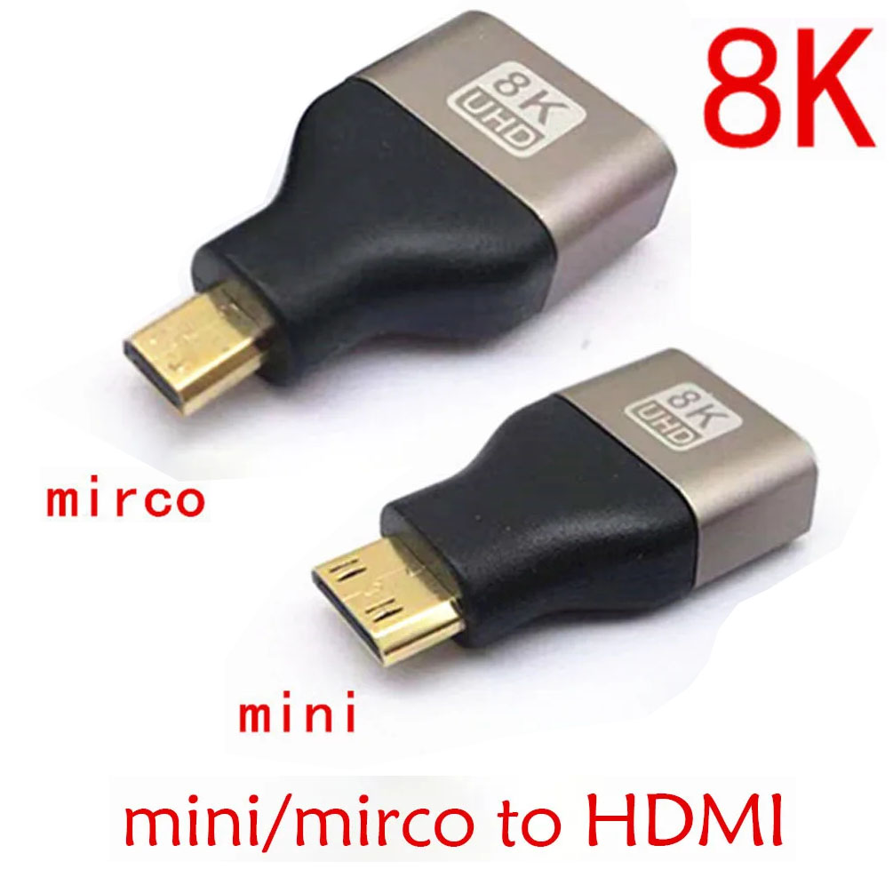 Home Cinema Projector 4K - Adattatore HDMI Mini Micro a HDMI