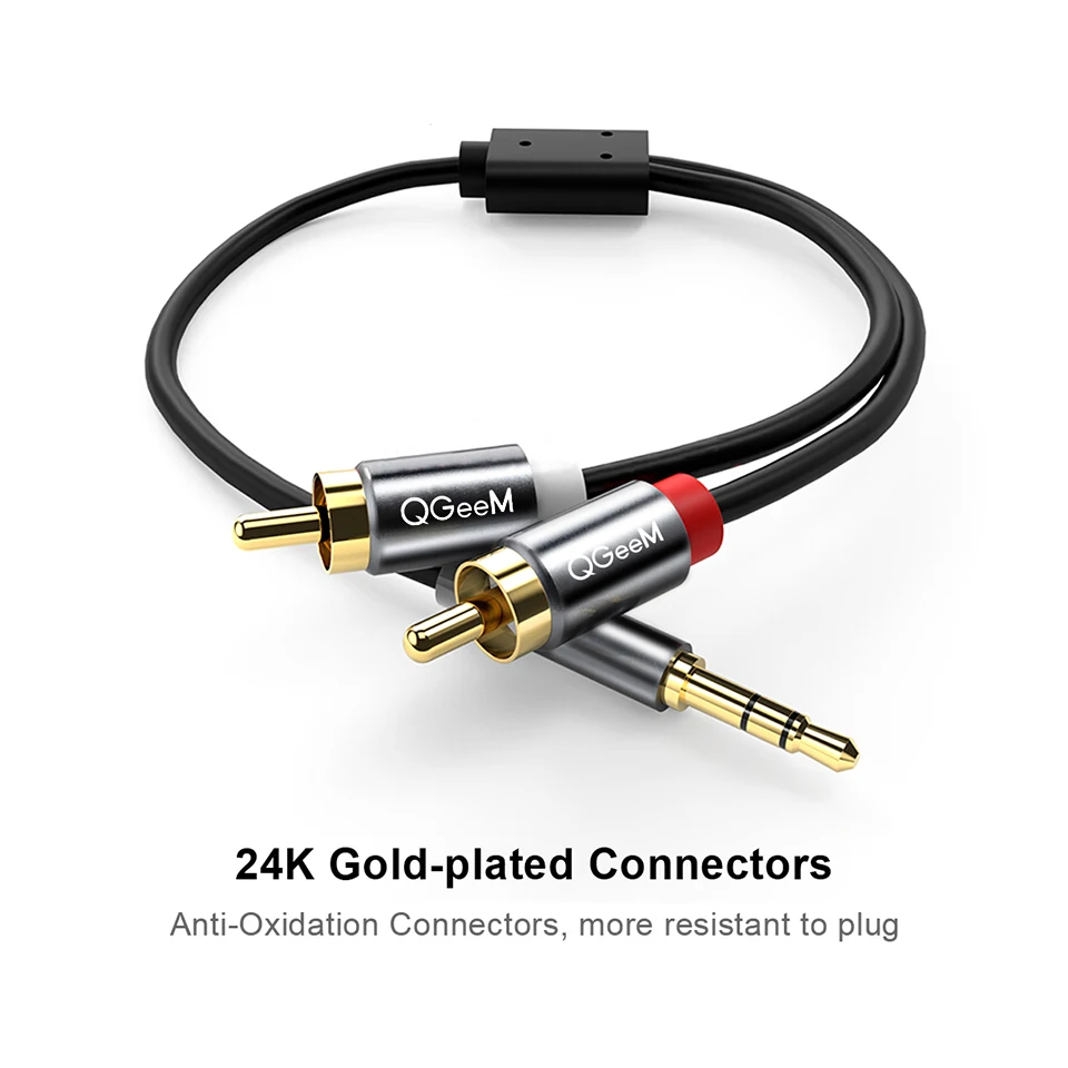 Cavo RCA QGeeM 2RCA a 3.5mm, C - Home Cinema Hall recensione e prezzo