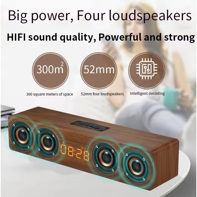 Altoparlante Bluetooth in Legn - Soundbar Bluetooth Home recensione e prezzo