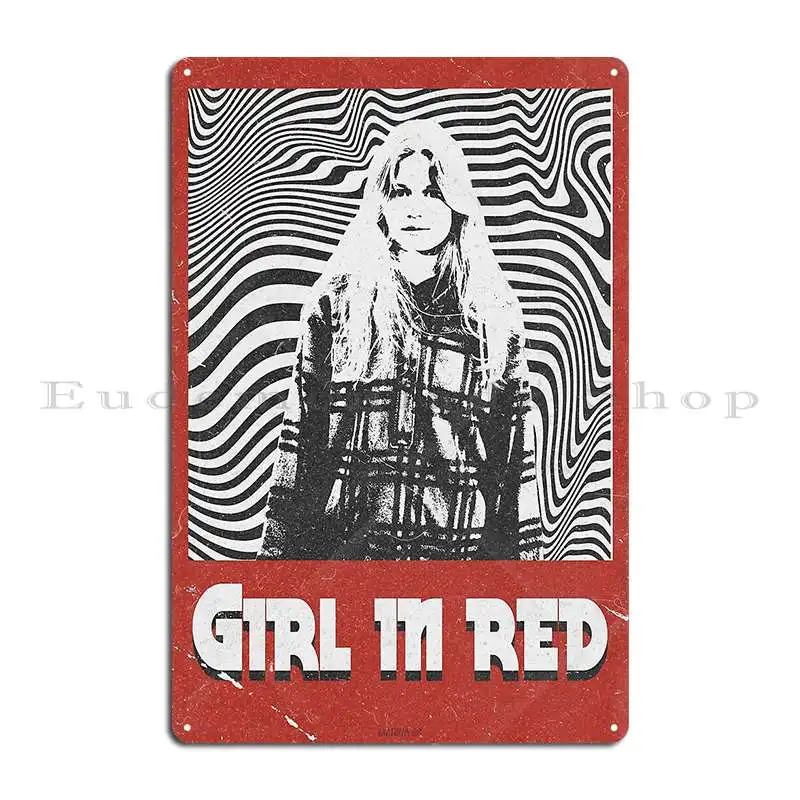 Ragazza in rosso retrò placca  - Home Cinema Wall Design recensione e prezzo