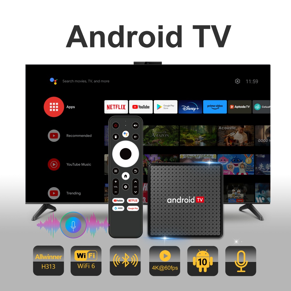 Wudung X5 TV Box AndroidTV All - Netflix Home Cinema recensione e prezzo