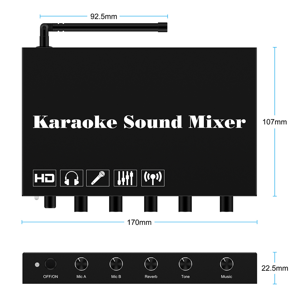 Mixer per lettore karaoke HDMI - Soundbar Bluetooth Home recensione e prezzo