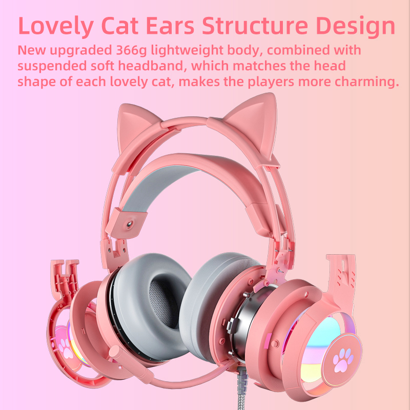 Cuffie da gioco Cat Ear rosa c - Soundbar Bluetooth Home recensione e prezzo