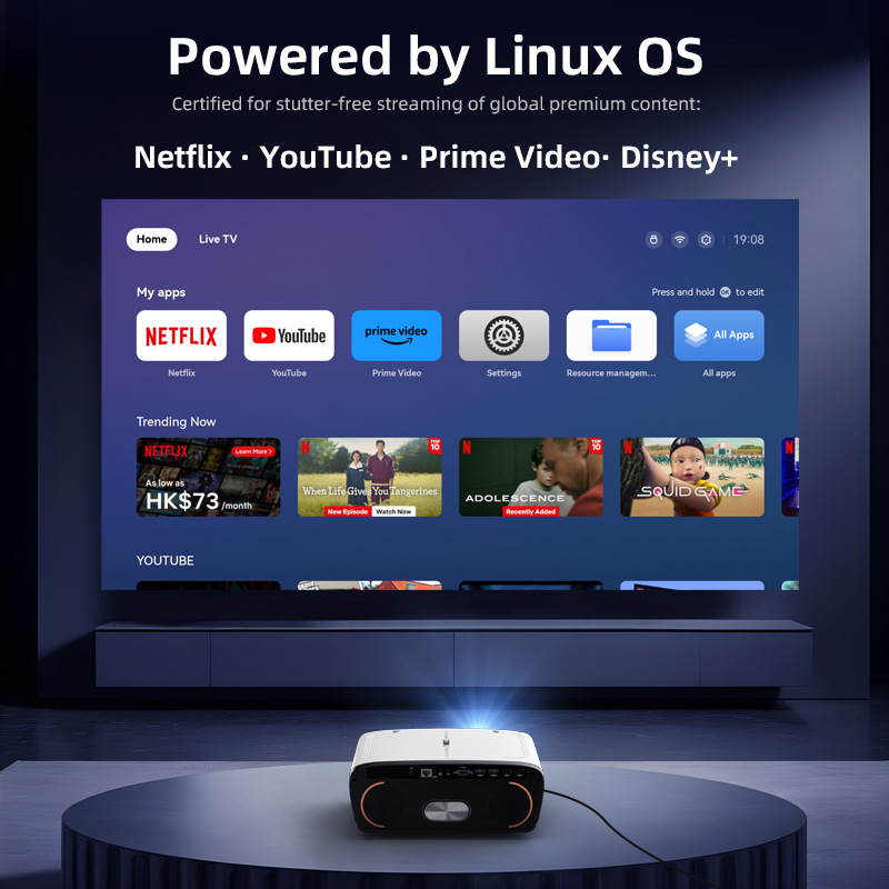 Proiettore Portatile Nativo 10 - Netflix Home Cinema recensione e prezzo