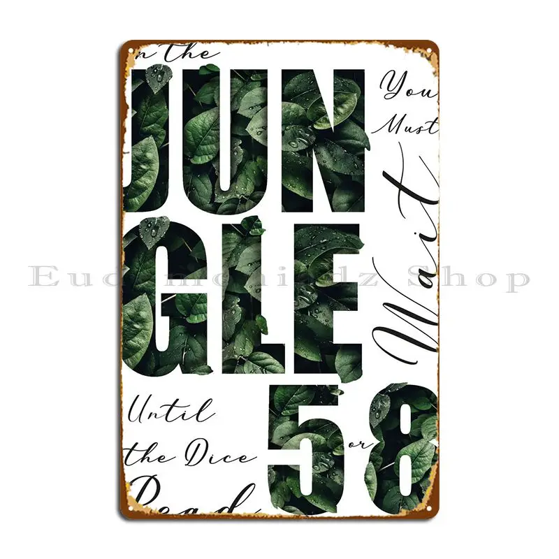 Jungle Of Jumanji Targa in met - Home Cinema Wall Design recensione e prezzo