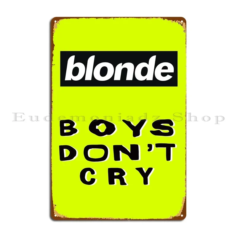 Boys Don't Cry - Targa in Meta - Home Cinema Wall Design recensione e prezzo
